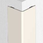 Cornière PVC rigide pour angle sortant 57x57 mm - 3,00 m - Adhésivé Butyle