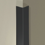 Cornière aluminium pour angle sortant 27x27 mm - 3,00 m - Adhésivé Butyle