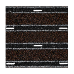 DINAFLEX GRATTANT BANDES LARGES rouleau 20m - laize 2m - Marron