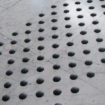 DINAPLOT COMPOSITE GRANUO 25 x 5 mm - Adhésivé VHB™ (3 plaques de 50 plots)