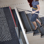 DINAPLOT MÉTALLIQUE LISSE 25x5 mm -  Adhésivé VHB™ (3 plaques de 50 plots)