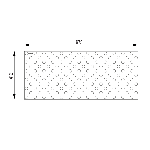 Dinalert DV10 TPU - GRAND FORMAT 975 x 412 mm Adhésivé Stairtech 