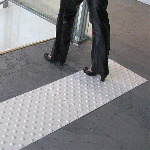 Dinalert DV10 TPU - GRAND FORMAT 975 x 412 mm Adhésivé Stairtech 