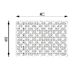 Dinalert DV15 MTA Larmé 600 x 412 mm - Adhésivé Butyle