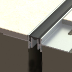 ÉQUERRE réversible sol/sol 48 mm - 8,5 ou 15,5 mm - 3,00 m à sceller