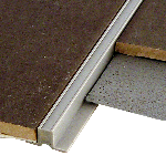 JOINT DE FRACTIONNEMENT MJ PVC avec semelle 12,5 mm - 2,50 m - à coller