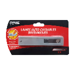 LAMES AUTO-CASSABLES  18 mm - distributeur de 10 lames