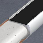 nez de marche isba R1 57x51 mm - longueur sur mesure - à visser - pour marche bec de corbin 