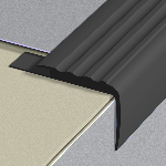 NEZ DE MARCHE PVC NMDi  48x45 mm - 3,00 m à coller