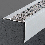 Nez de marche quartz 40V-Q 55x50mm - 3,00 m à visser