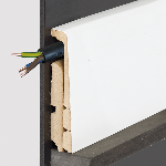 PLINTHE de recouvrement MDF 130 mm - 2,20 m - à coller