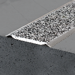 Plat de marche quartz B5-Q 60 mm - 2,98 m à visser