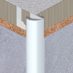 QUART DE ROND OUVERT 10mm - 31x11 mm - 2,50 m à sceller