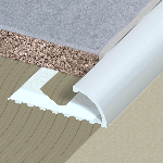 QUART DE ROND OUVERT 12,5mm - 34,5x14 mm - 2,50 m à sceller