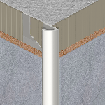 QUART DE ROND OUVERT 8mm - 29x9 mm - 2,50 m à sceller