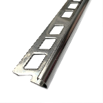 QUART DE ROND OUVERT 8mm avec retour - 34x9 mm - 2,50 m à sceller