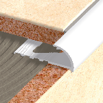 QUART DE ROND OUVERT pvc 12,5mm - 26x13,5 mm - 2,50 m à sceller