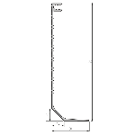 REMONTÉE EN PLINTHE SG20 95 mm - 3,00 m - à coller