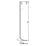REMONTÉE EN PLINTHE SPR10B 100 mm - 3,00 m - à coller