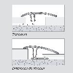 Seuil 2 en 1 + socle PVC 41 mm - 2,70 m Multi-niveaux