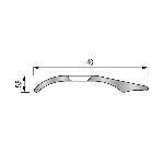 Seuil Multi-niveaux 40 mm - 0,93 m à visser