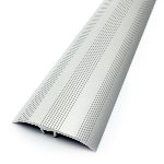DINAC - Seuil de porte multi-niveaux Harmony à fixation invisible aluminium  anodisé strié naturel 41x2700mm