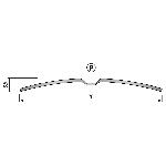 Seuil plat 70 mm - 2,70 m à visser