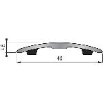 Seuil plat renforcé  40 mm - 0,83 m Adhésivé Butyle