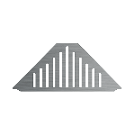 TABLETTE L INOX 270 mm - à sceller