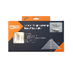 TABLETTE RÉVERSIBLE INOX 290 mm - à encastrer avec semelle