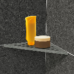 TABLETTE XL ALUMINIUM 346 mm - à sceller