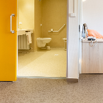 arrêt douche à soufflet PVC 2.00 m - à coller