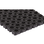 caillebotis ép. 10 mm - 150 x 100 cm - Noir - Premium