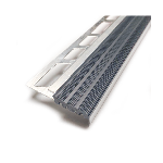 nez de marche ca insert pvc gris 10mm - 25,5 mm - 2,50 m - à sceller