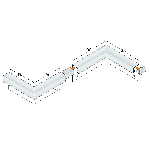 pièce pour angle sortant PROFILÉ GOUTTE D'EAU - à emboiter