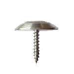 plot MÉTALLIQUE RAINURÉ 25 x 5 mm à visser (boite de 50 plots)