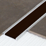 profilé antidérapant isba FA30 38 mm - longueur sur mesure - à encastrer