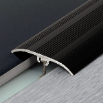 seuil dinafix strié  41 mm - 2,70 m Fixation invisible