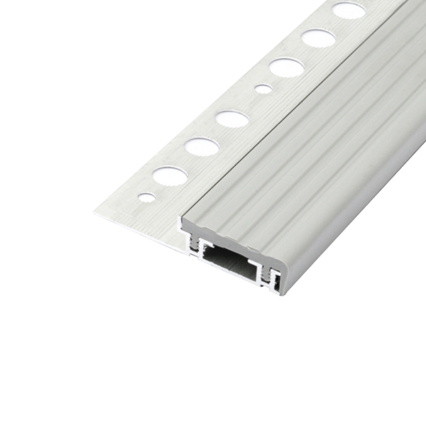 nez de marche ca GM insert pvc gris 10mm - 31,5 mm - 2,50 m - à sceller