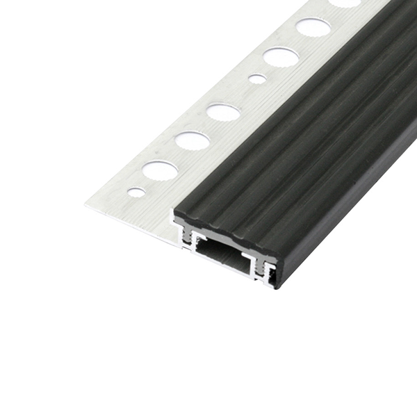 nez de marche ca GM insert pvc noir 12,5mm - 31,5 mm - 2,50 m - à sceller